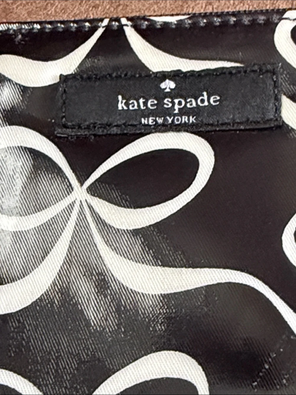kate spade coated zip